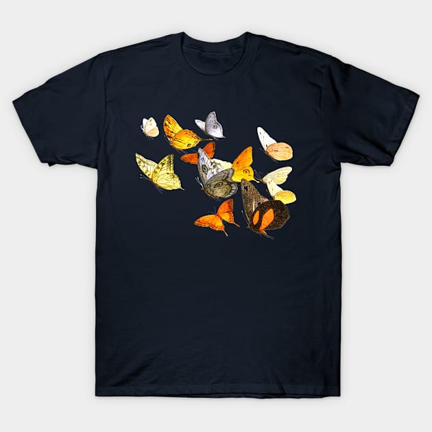 Butterflies in Flight T-Shirt by Artsy Y'all